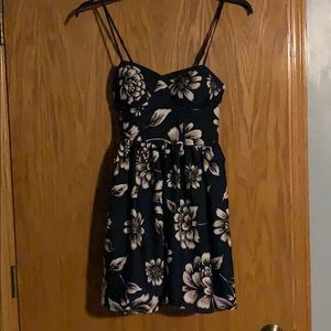 Spaghetti strap flower dress